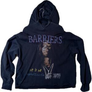Barriers x Pop Smoke “Legend Lives On” Hoodie Black XXL Rare Streetwear